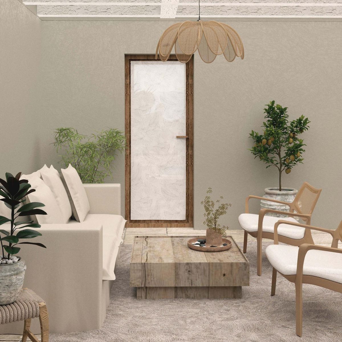 SOLEIL D'OCRE Voilage porte-fenêtre CELIA, par Soleil d'Ocre