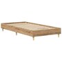 Voir la diapositive 4 : VIDAXL Cadre de lit sans matelas chene artisanal 90x190 cm