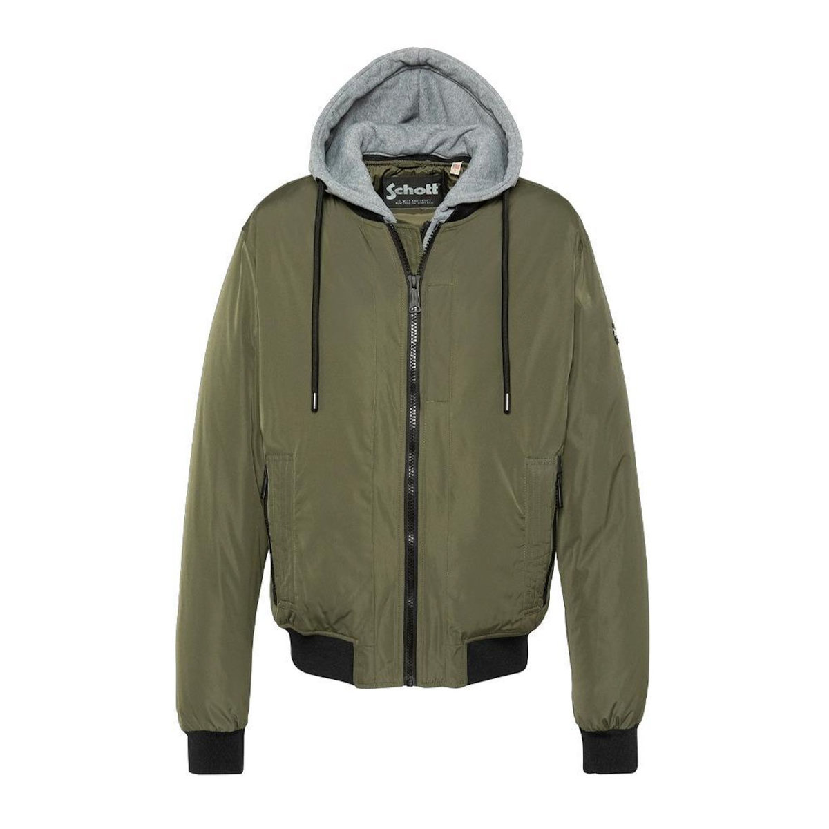 Schott Blouson Kaki Schott Pastron Amovible