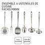 Voir la diapositive 4 : Fackelmann Ensemble ustensiles de cuisine 6 pièces inox Fackelmann Oxford