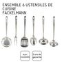 Voir la diapositive 4 : Fackelmann Ensemble ustensiles de cuisine 6 pièces inox Fackelmann Oxford