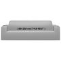 Voir la diapositive 6 : VIDAXL Housse extensible de canape 2 places Gris Jersey de polyester
