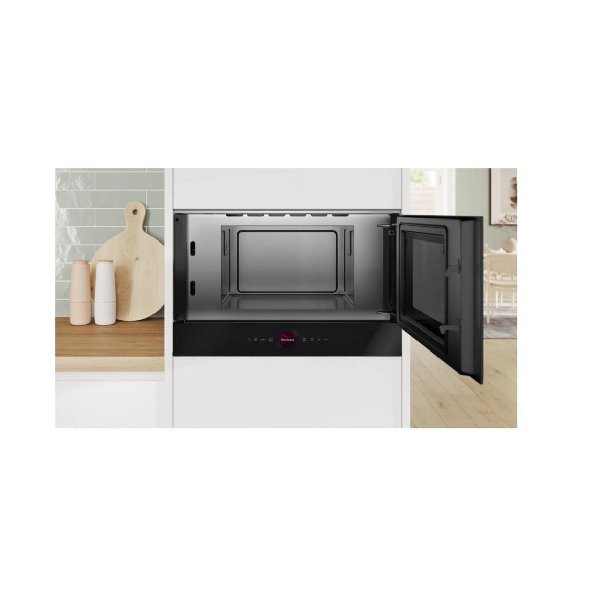BOSCH Micro-ondes solo encastrable 21l 900w noir - BFR7221B1