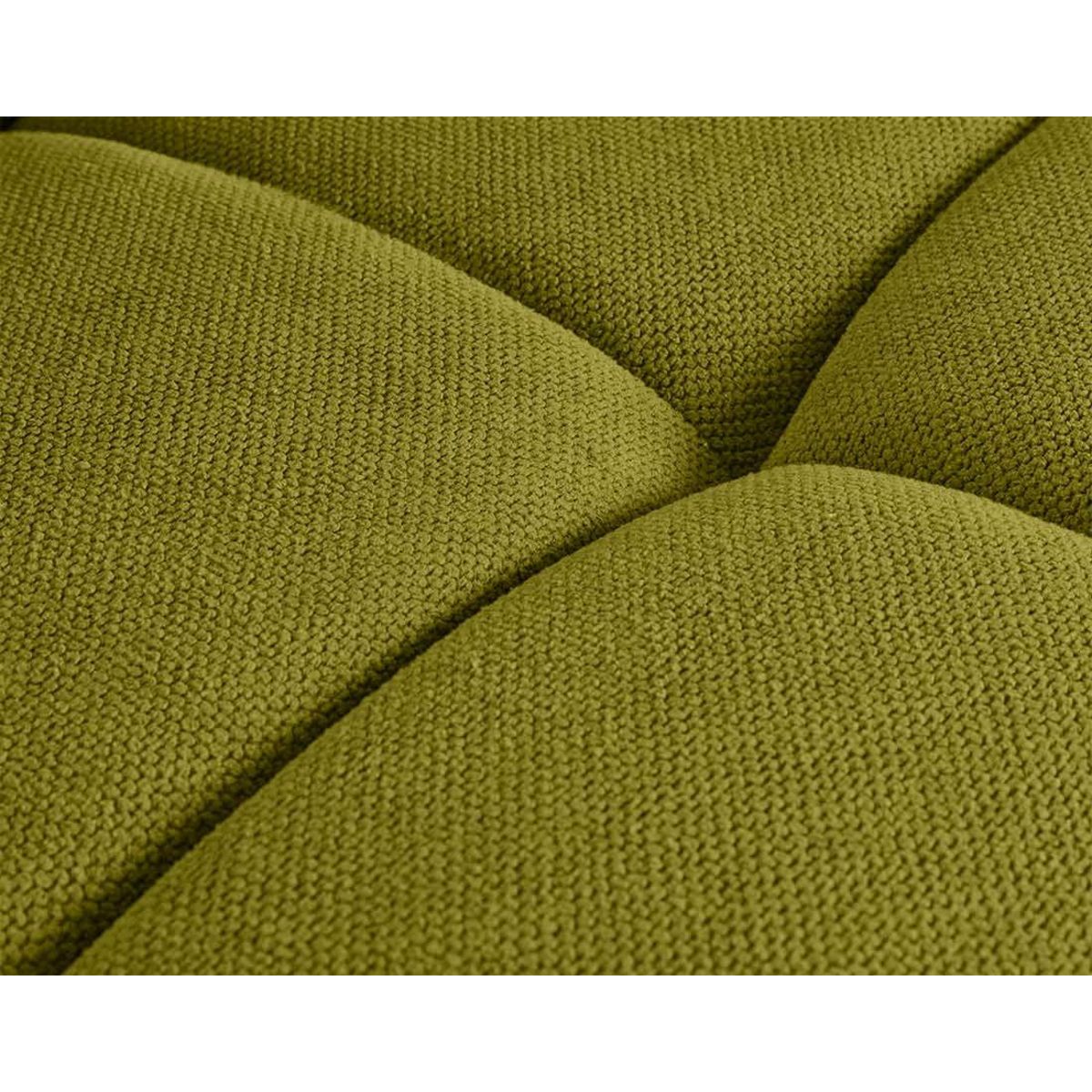 LISA DESIGN Ray - canapé droit 4 places avec double méridienne - assise profonde - en tissu texturé