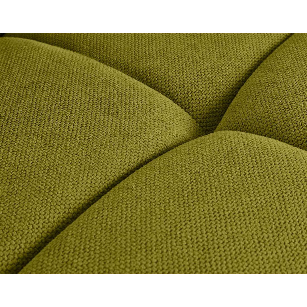 LISA DESIGN Ray - canapé droit 4 places avec double méridienne - assise profonde - en tissu texturé