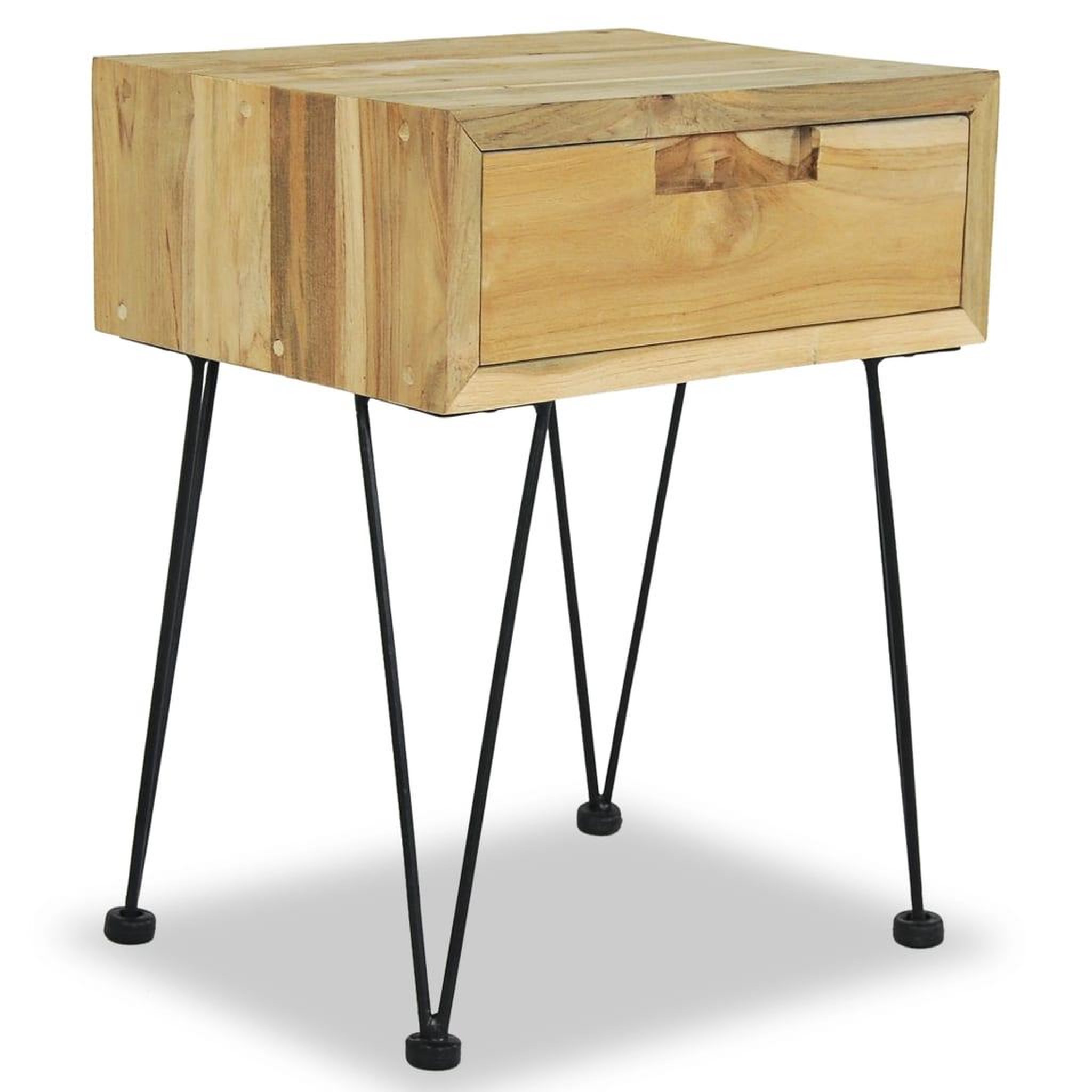 Voir la diapositive 2 : VIDAXL Table de chevet 40x30x50 cm teck