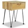 Voir la diapositive 2 : VIDAXL Table de chevet 40x30x50 cm Teck