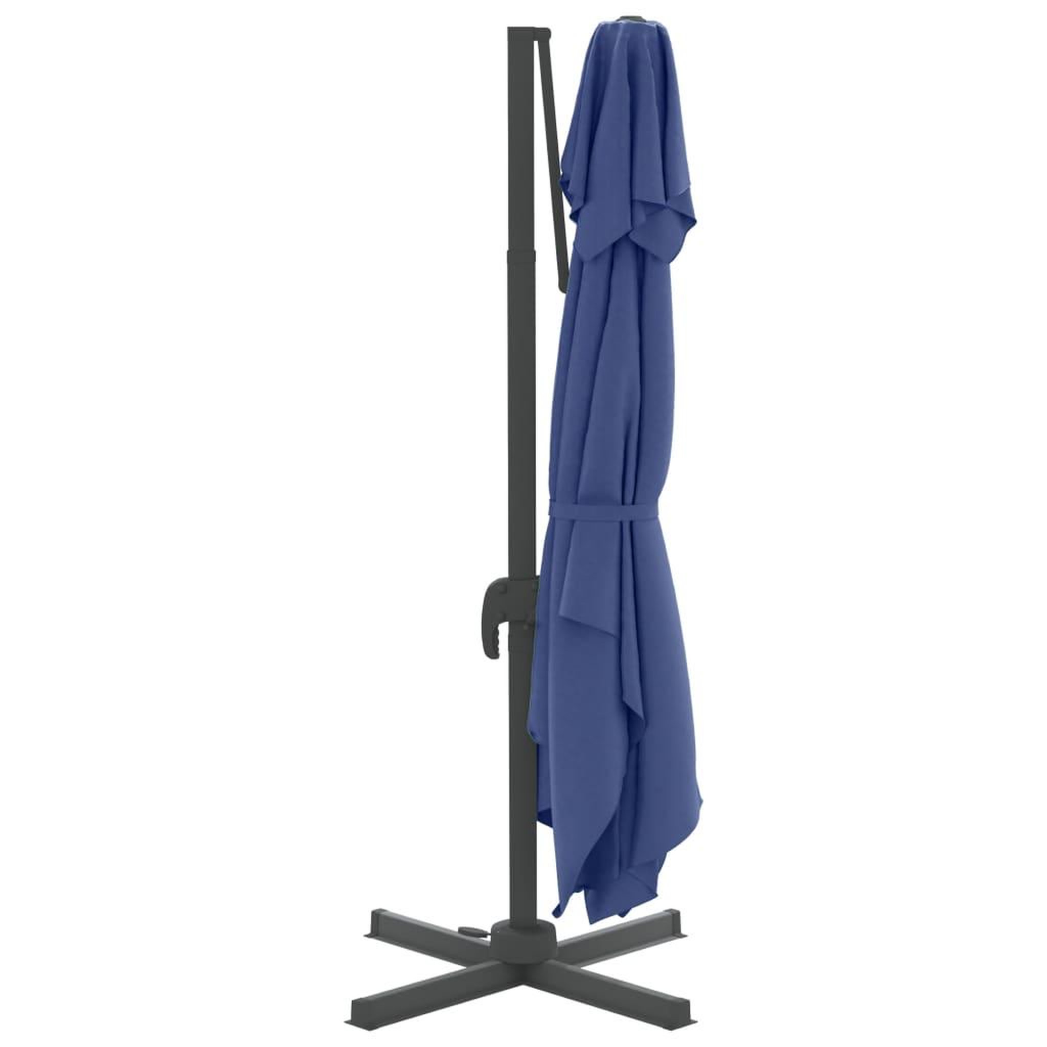 Voir la diapositive 5 : VIDAXL Parasol cantilever a double toit Bleu azure 400x300 cm