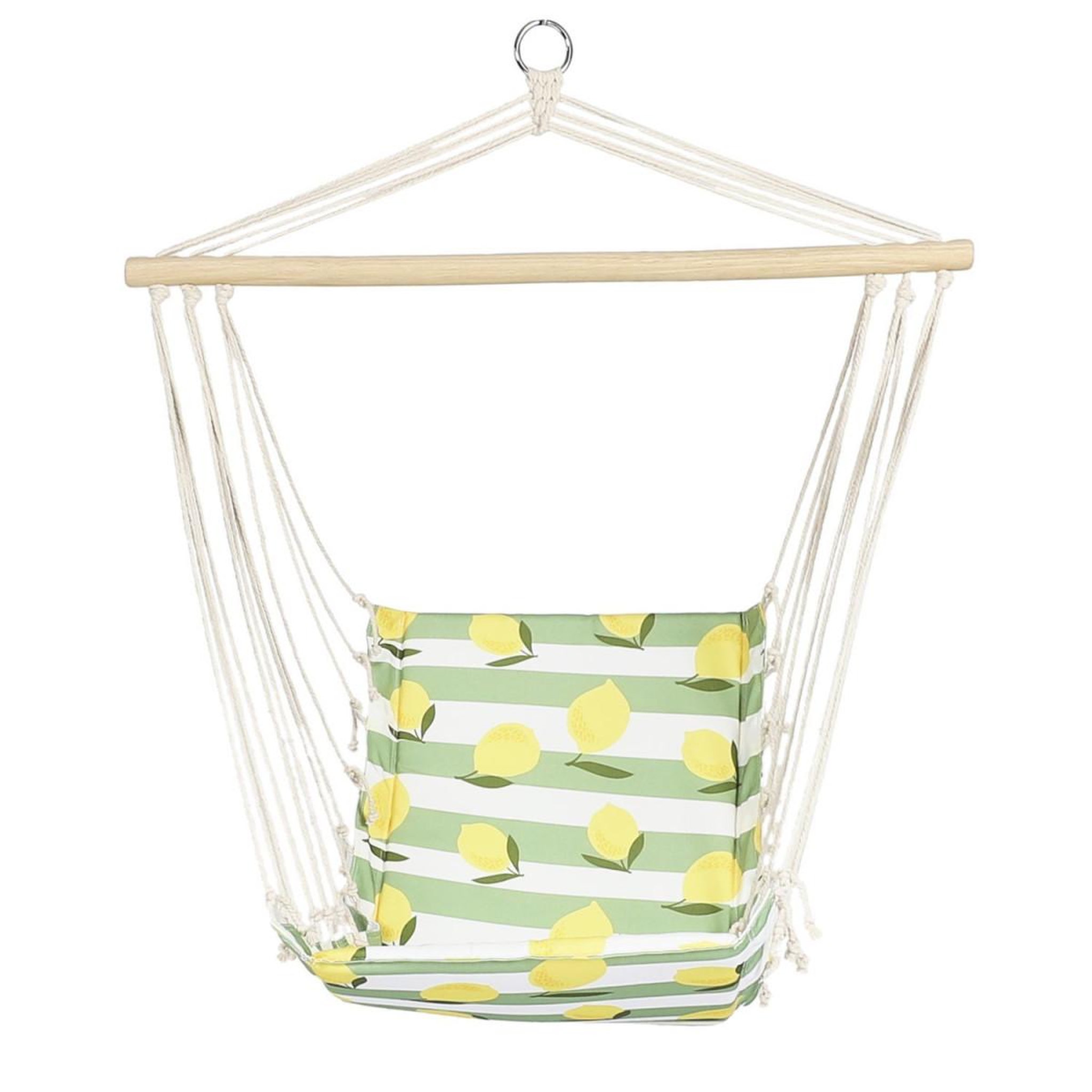 Voir la diapositive 2 : The Home Deco Factory Chaise Suspendue  Citron  50cm Jaune & Vert