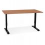 Voir la diapositive 1 : Paris Prix Bureau Hauteur Réglable  Mathew  160cm Noir & Noyer