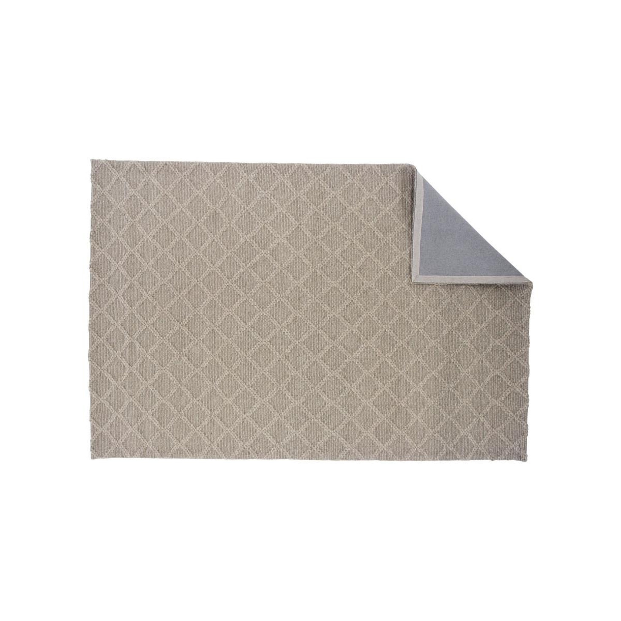 Voir la diapositive 2 : Paris Prix Tapis déco en laine  cloudy  160x230cm beige