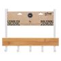 Voir la diapositive 4 : FIVE Porte-Serviettes en Bambou  Natureo  40cm Blanc