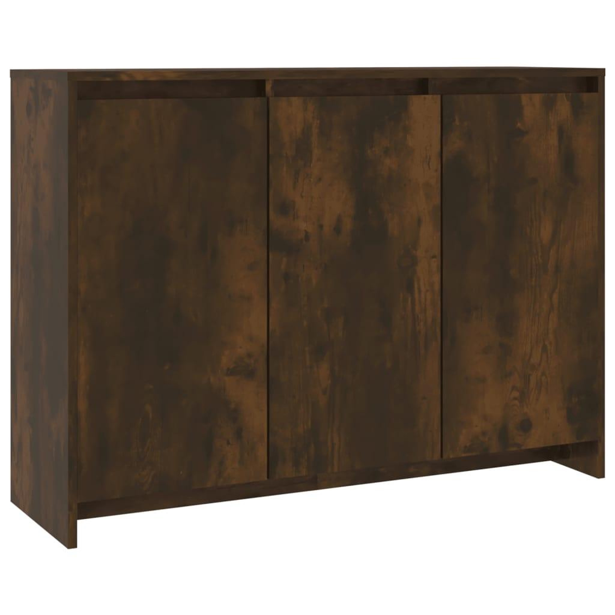 Voir la diapositive 2 : VIDAXL Buffet Chene fume 102x33x75 cm Bois d'ingenierie
