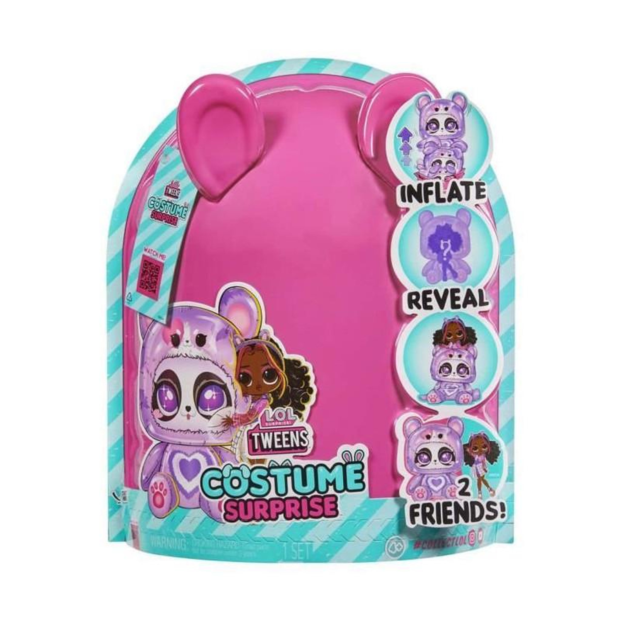 Voir la diapositive 6 : L.O.L. SURPRISE! L.O.L. Surprise - Poupée Tweens Costume - Houps Cutie - Poupée de 17cm + animal gonflable - Surprise a découvrir - 4 modeles