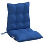 Voir la diapositive 5 : VIDAXL Coussins de chaise a dossier bas lot de 2 bleu royal