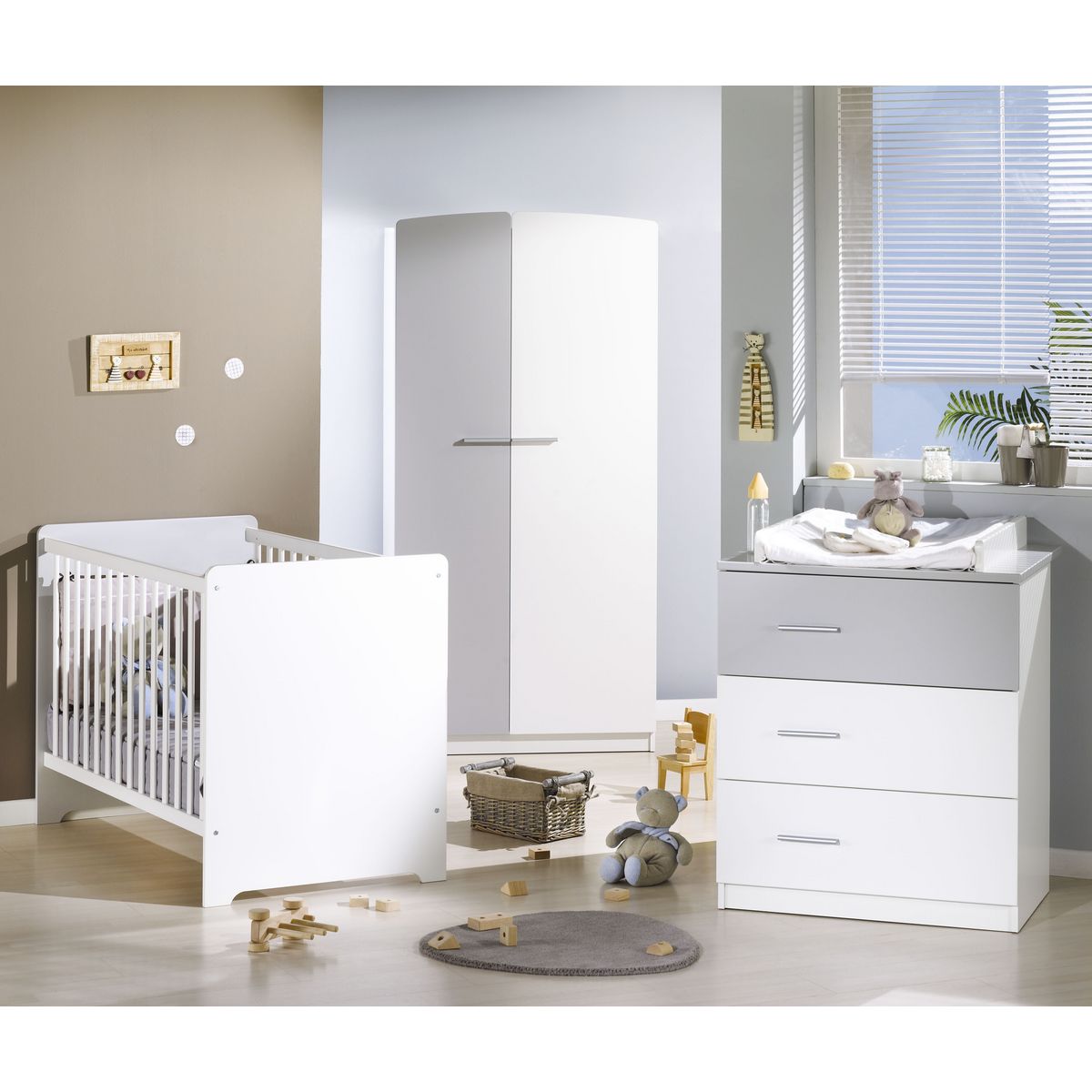 SAUTHON BABY DECO Lit bébé à barreaux BULLE