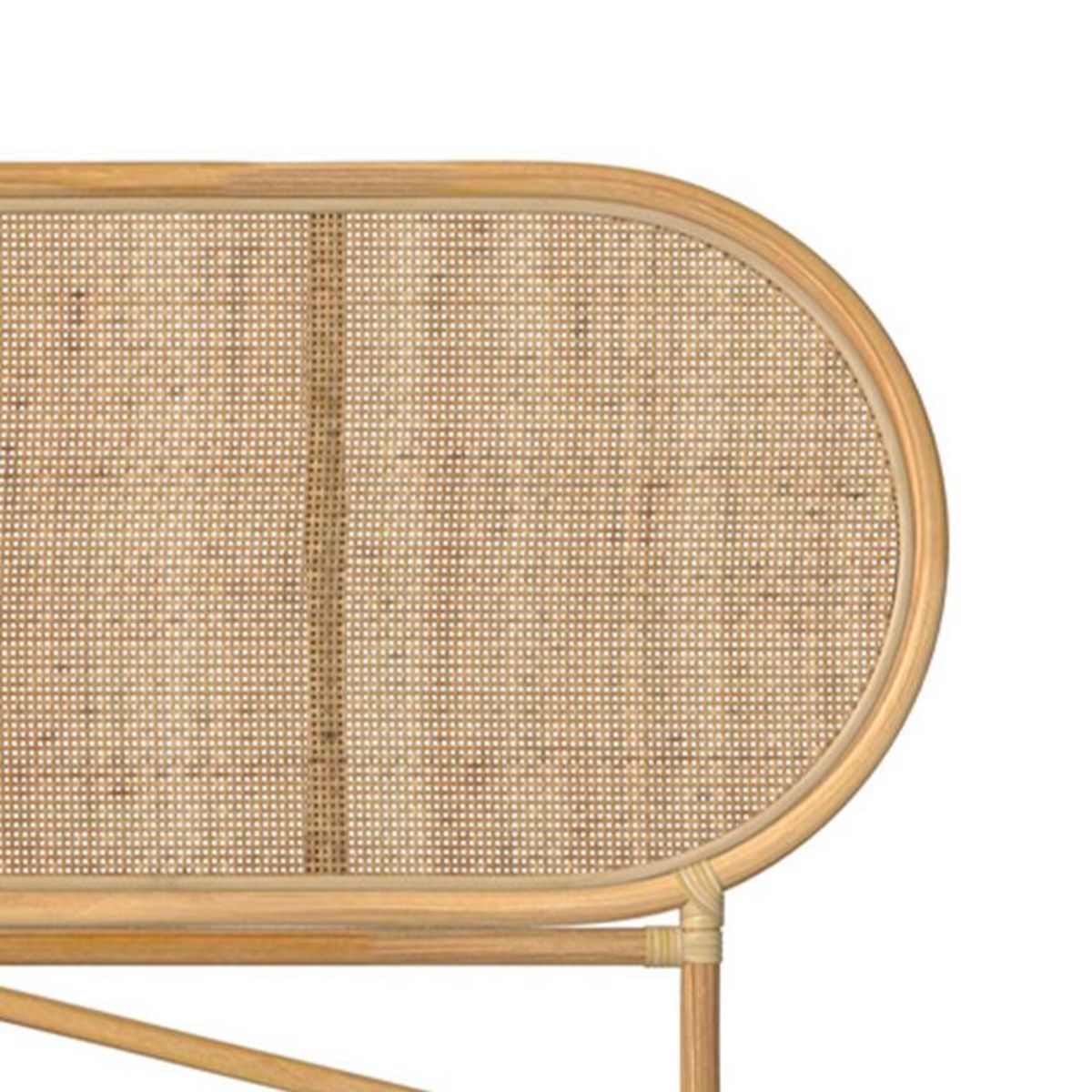 Rendez vous déco Tête de lit en rotin naturel 140 cm - Navahino