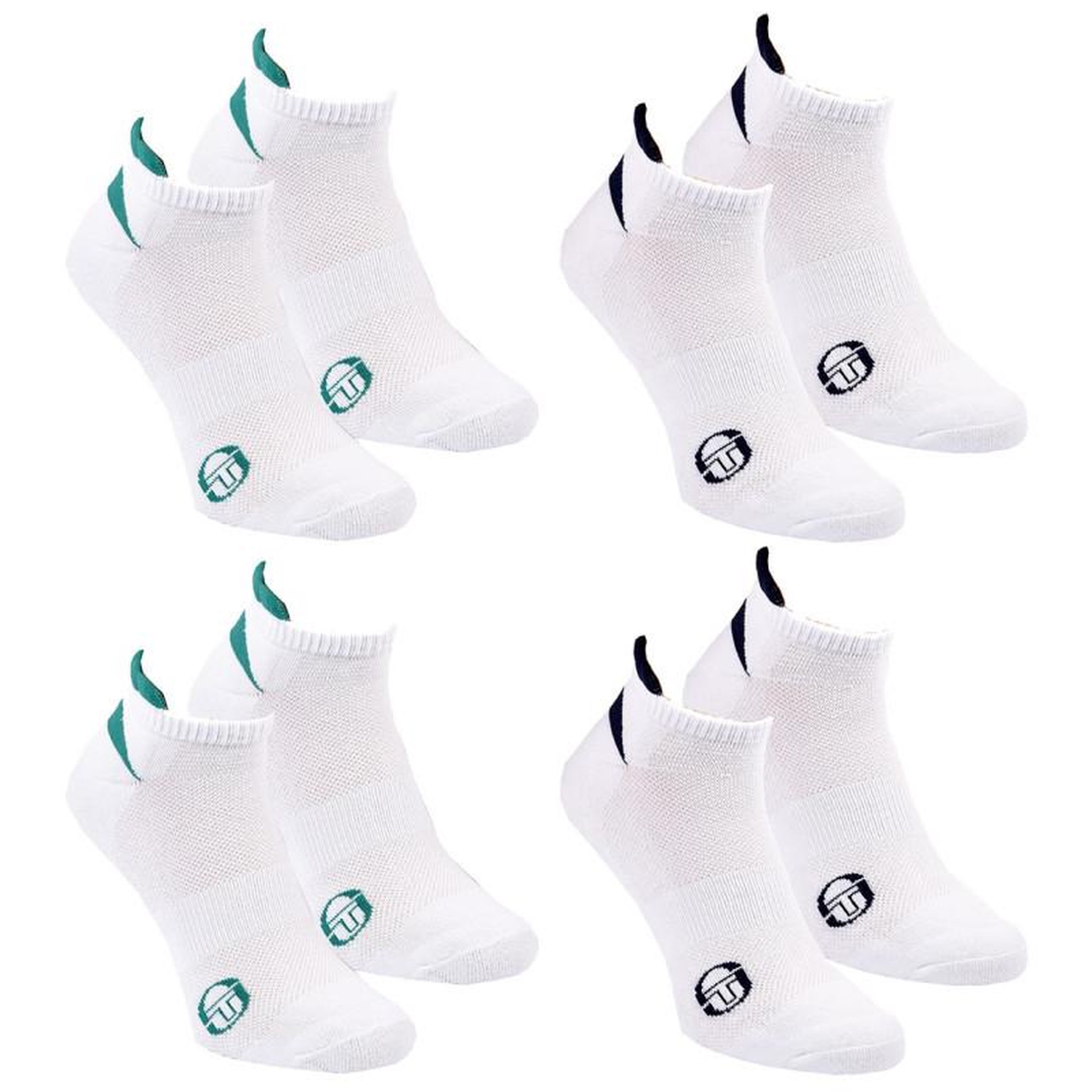 Voir la diapositive 2 : SERGIO TACCHINI Chaussettes SNEAKER SERGIO TACCHINI Lot de 4 Paires