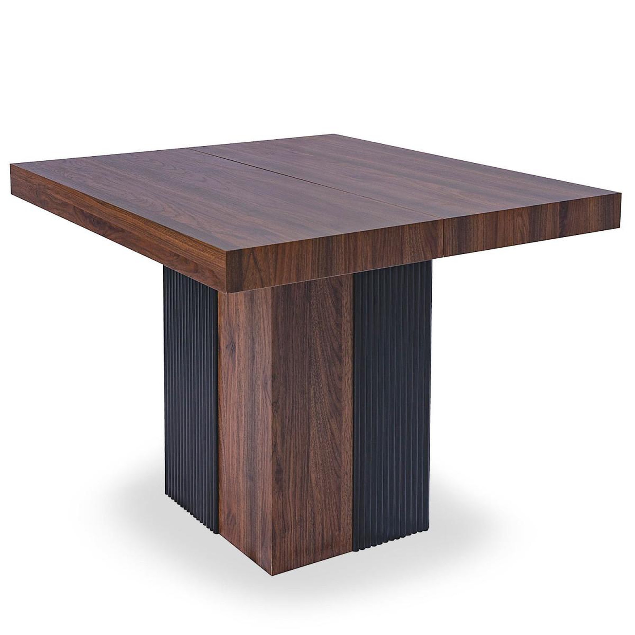 Voir la diapositive 2 : Paris Prix Table extensible effet bois  trendy  90-240cm marron