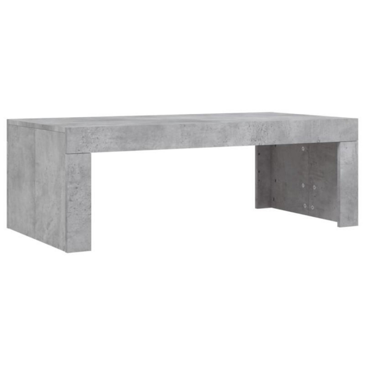 VIDAXL Table basse gris béton 102x50x36 cm bois d ingénierie