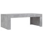 Voir la diapositive 6 : VIDAXL Table basse gris béton 102x50x36 cm bois d ingénierie