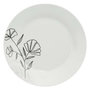 Voir la diapositive 1 : SECRET DE GOURMET Lot de 6 Assiettes Plates  Azalée  27cm Blanc