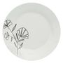 Voir la diapositive 1 : Paris Prix Lot de 6 Assiettes Plates  Azalée  27cm Blanc