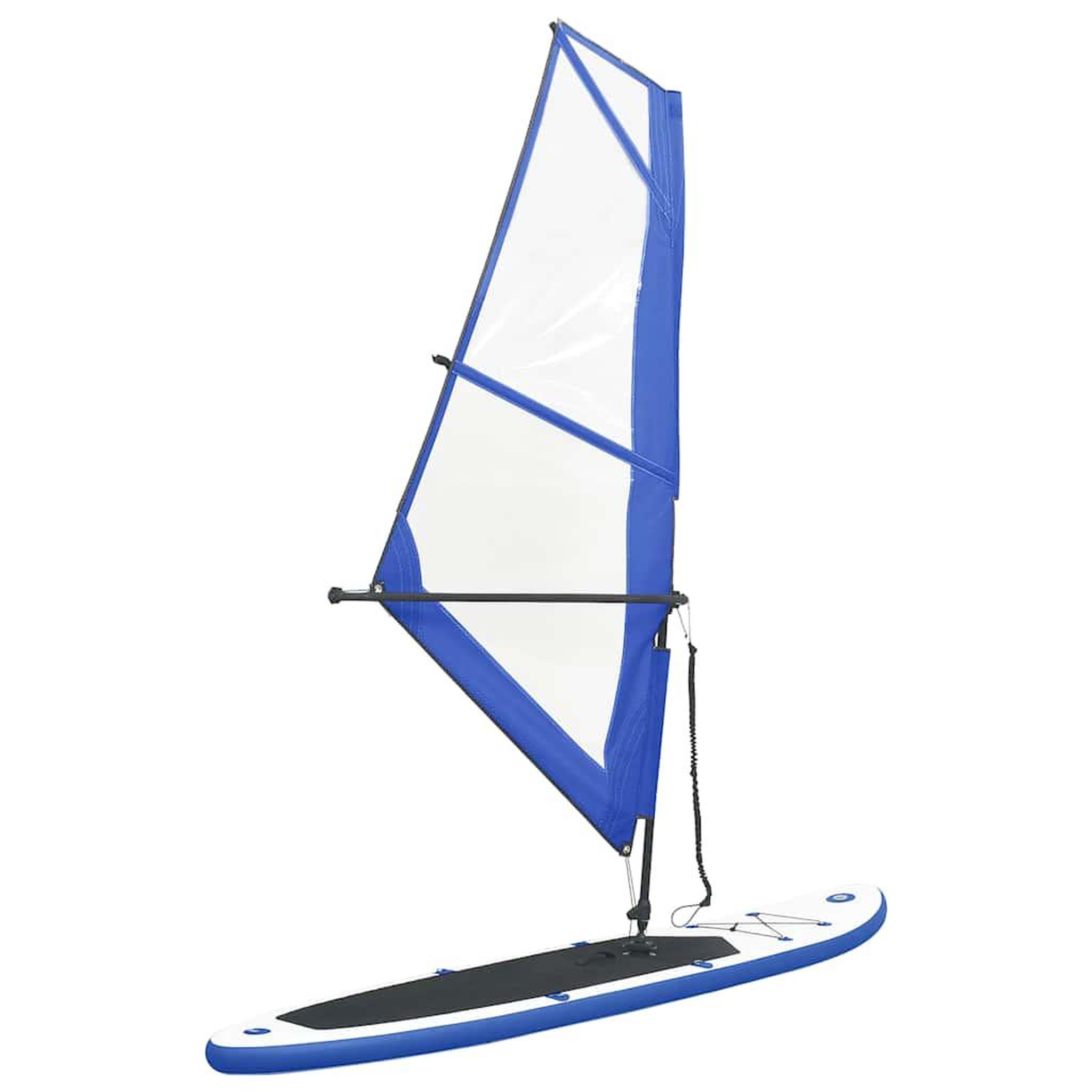 Voir la diapositive 1 : VIDAXL Ensemble de planche SUP gonflable avec voile Bleu et blanc