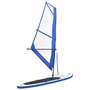 Voir la diapositive 1 : VIDAXL Ensemble de planche SUP gonflable avec voile Bleu et blanc