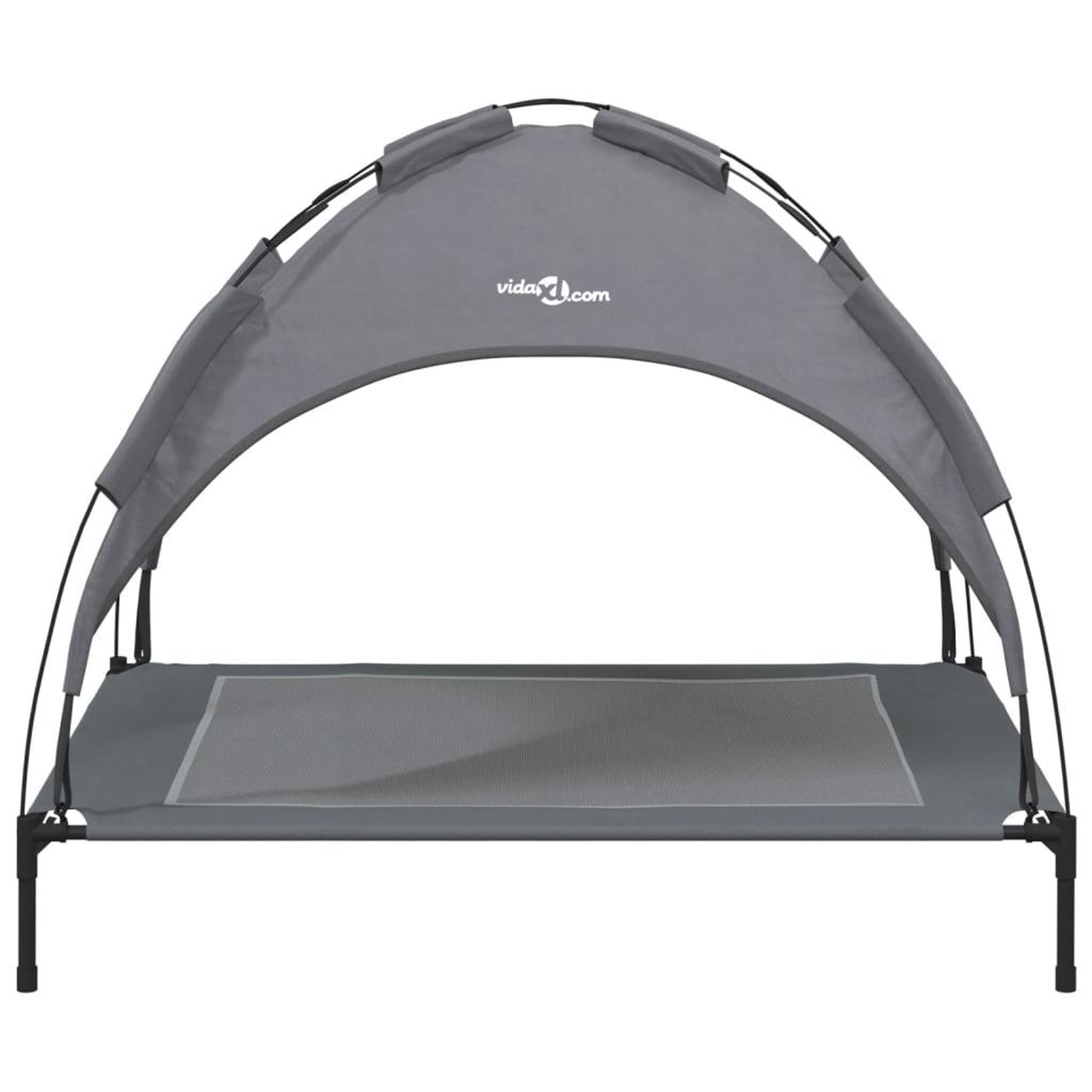 Voir la diapositive 4 : VIDAXL Lit pour chien avec auvent anthracite tissu Oxford et acier
