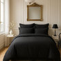 Voir la diapositive 3 : BATON ROUGE Housse de couette 100% satin de coton 105 fils uni