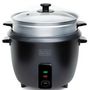 Voir la diapositive 2 : Black et Decker Cuiseur à riz 1.8l 700w avec panier vapeur noir - BXRC1800E