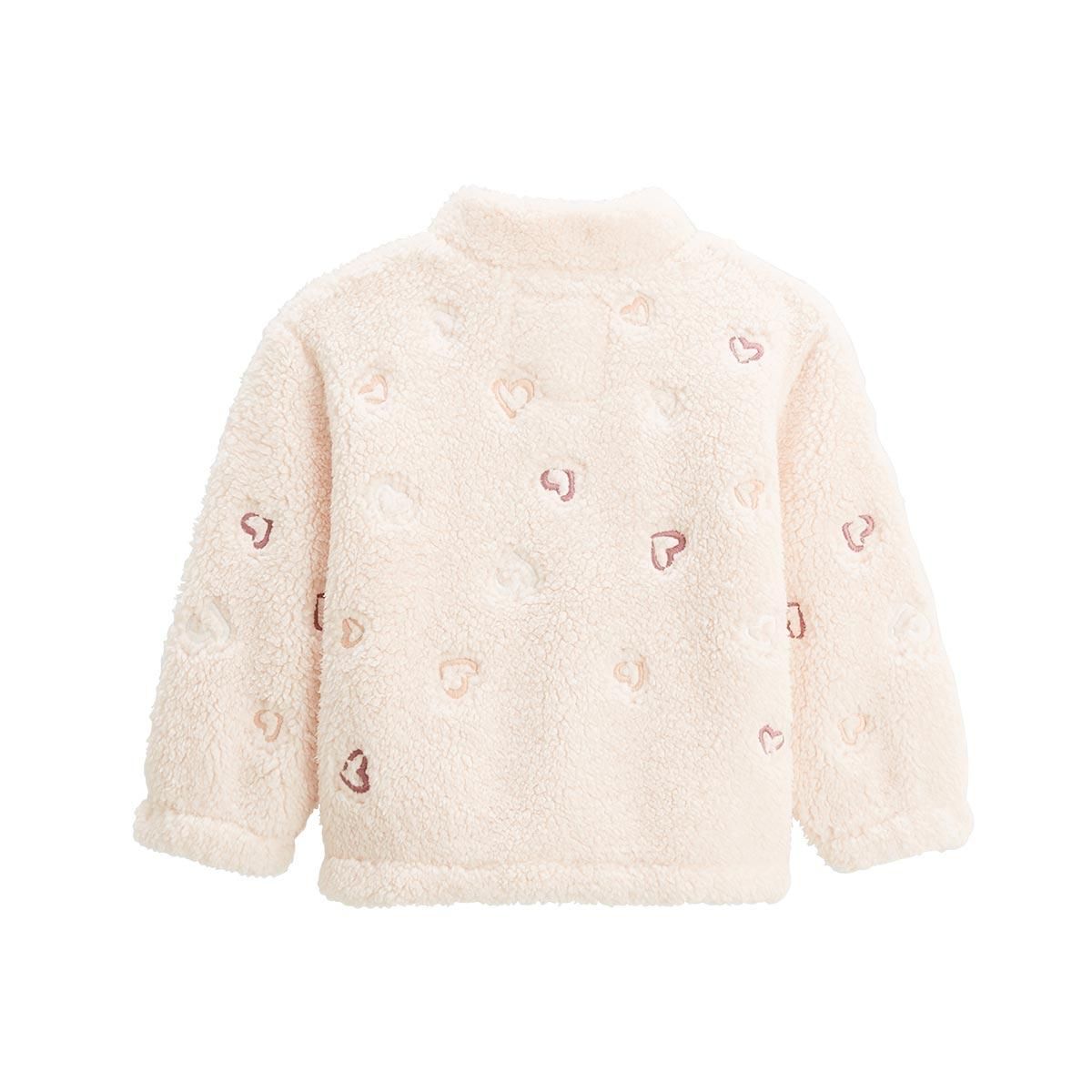 Petit Béguin Sweat-shirt enfant en sherpa Matcha