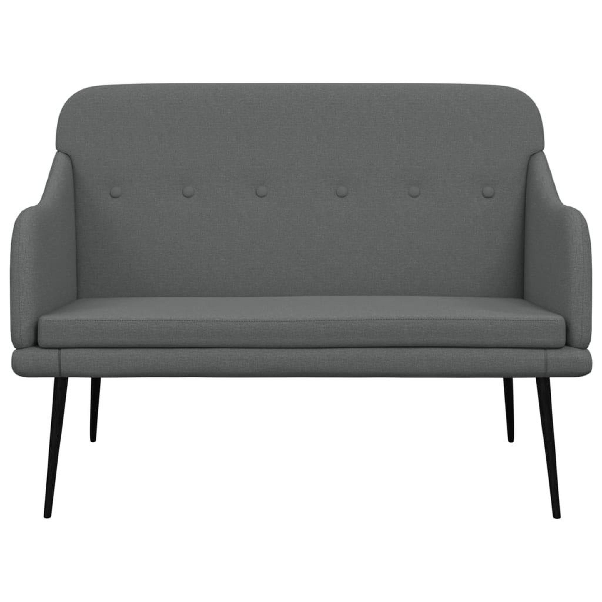 Voir la diapositive 3 : VIDAXL Banc Gris fonce 110x76x80 cm Tissu