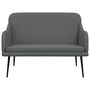 Voir la diapositive 3 : VIDAXL Banc Gris fonce 110x76x80 cm Tissu