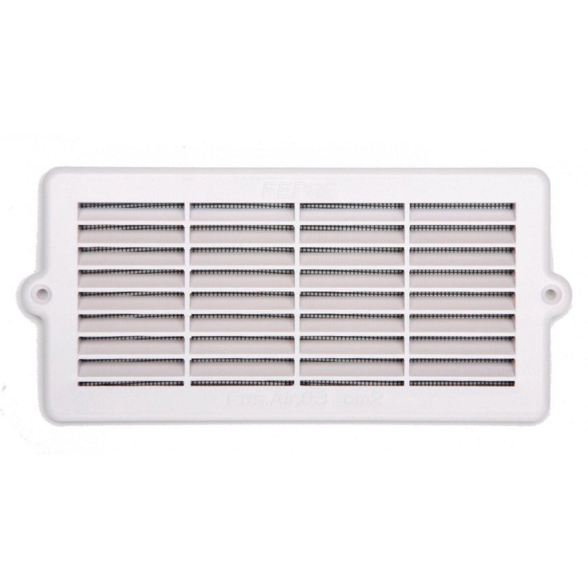 CENTRALE BRICO Grille d'aération abs naturel, L.10.3 x l.22 cm