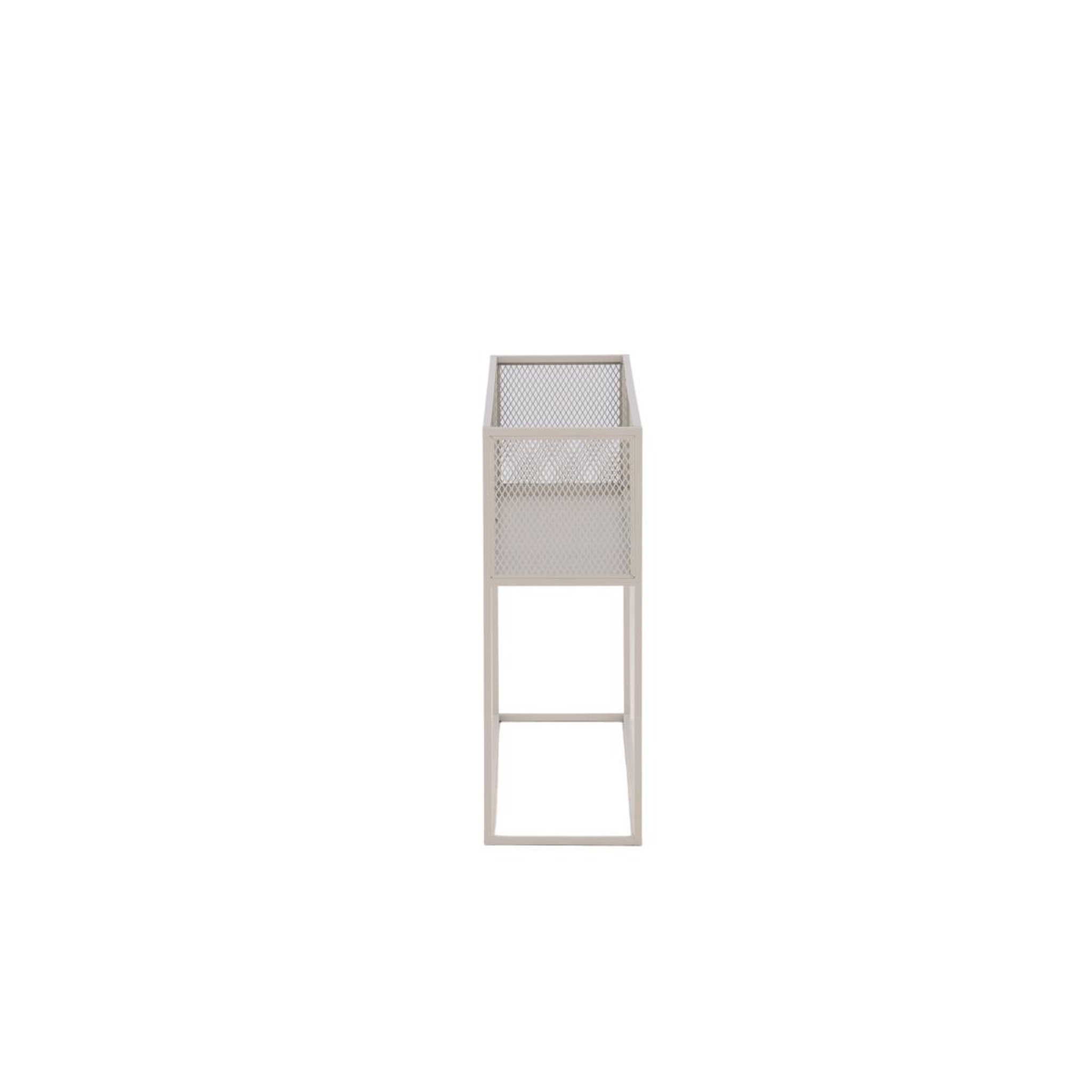 Voir la diapositive 3 : Paris Prix Console design en métal  netz  110cm beige