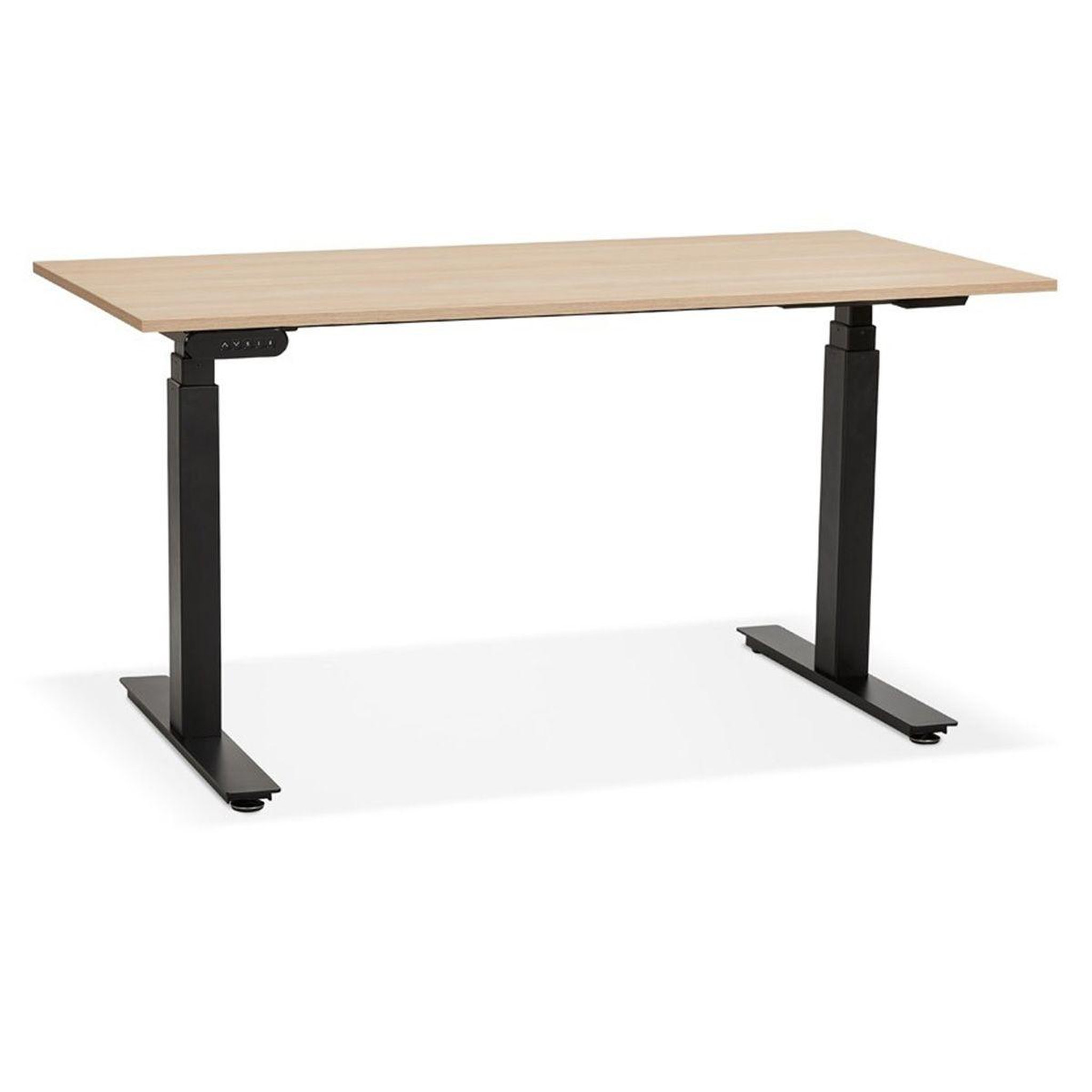 Voir la diapositive 1 : Paris Prix Bureau design réglable  électrique  140cm naturel & noir