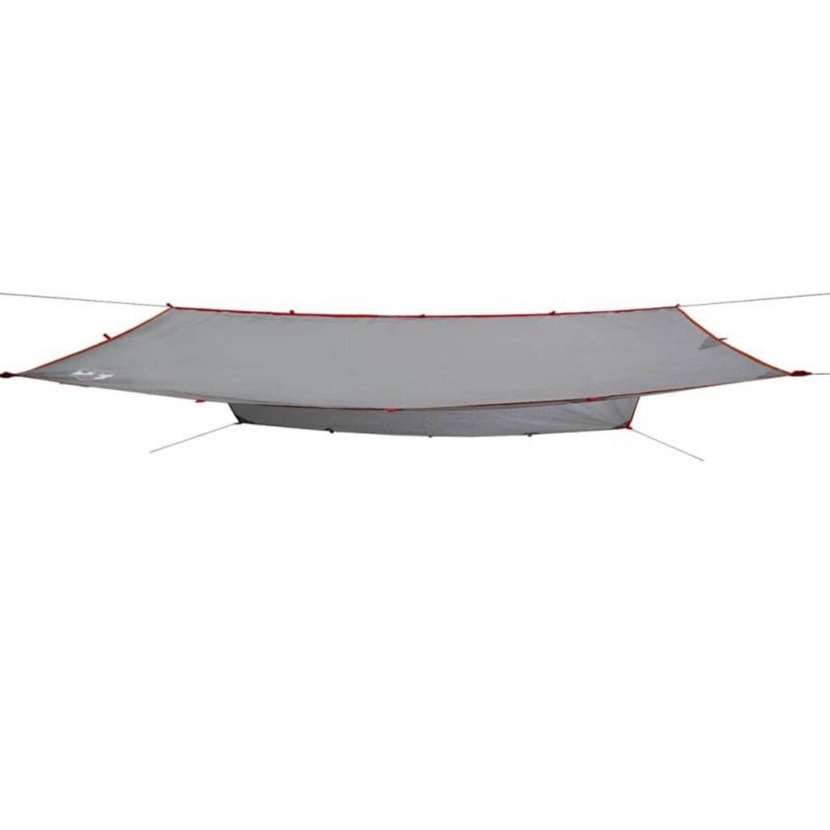 VIDAXL Bâche de camping gris et orange 300x294 cm imperméable