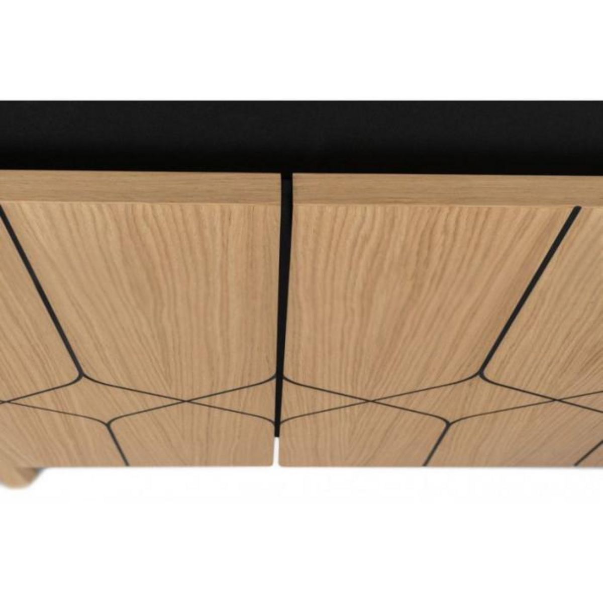 Paris Prix Buffet Design en Bois Massif  Porto II  175cm Chêne