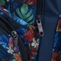 Voir la diapositive 6 : FREEGUN Sac à dos 2 compartiments bleu motifs fleurs 