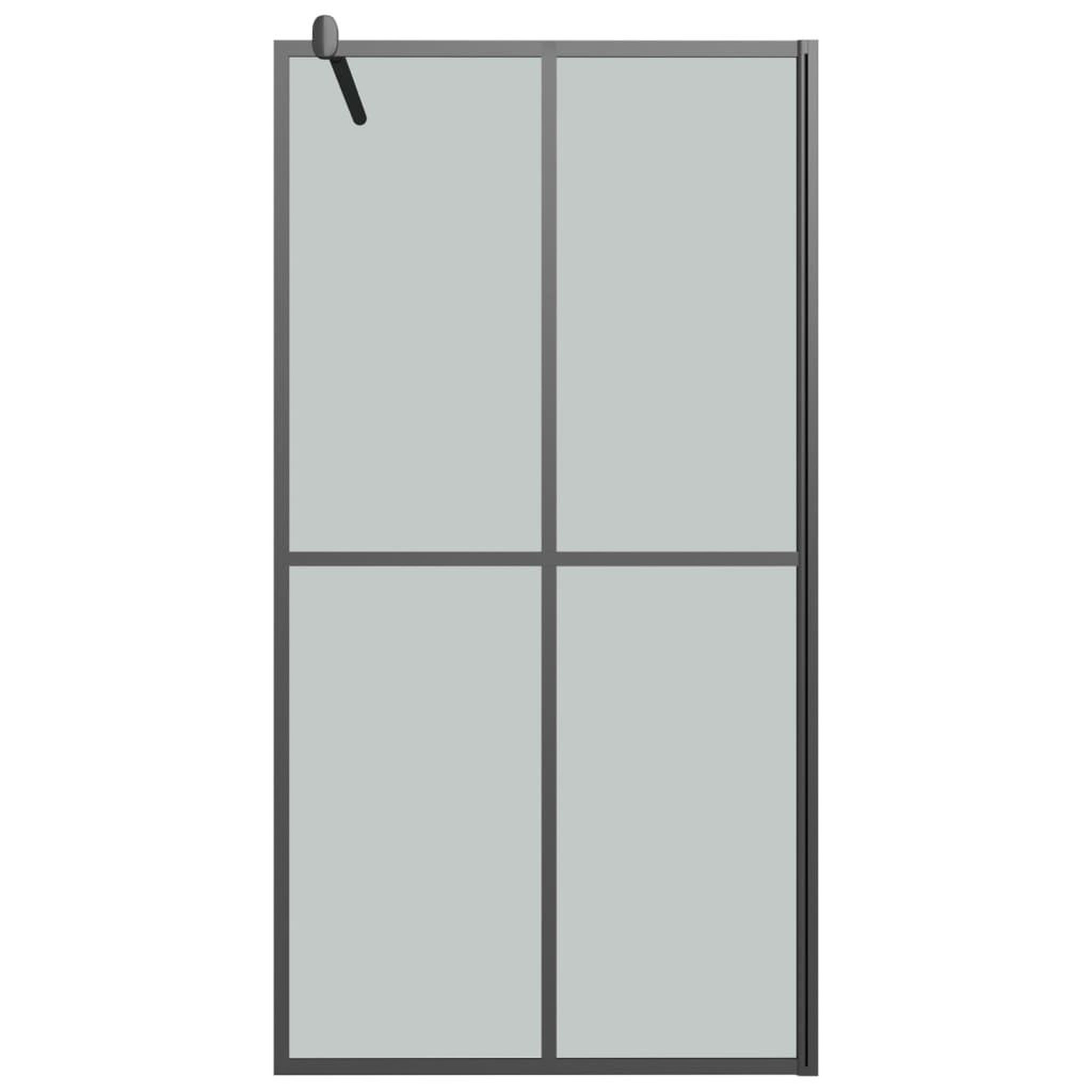 Voir la diapositive 3 : VIDAXL Ecran de douche 100x195 cm Verre trempe fonce
