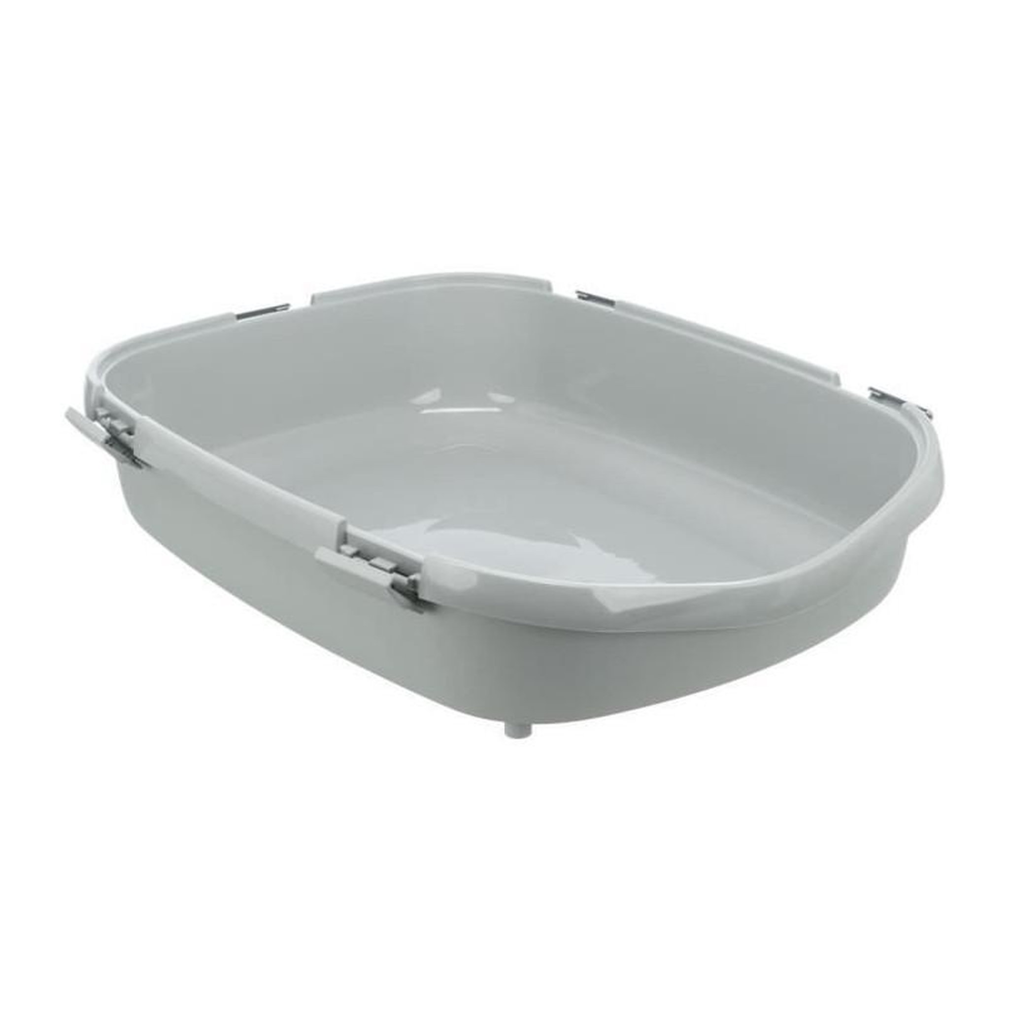 Voir la diapositive 2 : Trixie TRIXIE Bac a litiere Primo Top avec couvercle - XXL - 56 x 47 x 71 cm - Gris et blanc - Pour chat