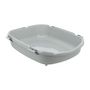 Voir la diapositive 2 : Trixie TRIXIE Bac a litiere Primo Top avec couvercle - XXL - 56 x 47 x 71 cm - Gris et blanc - Pour chat