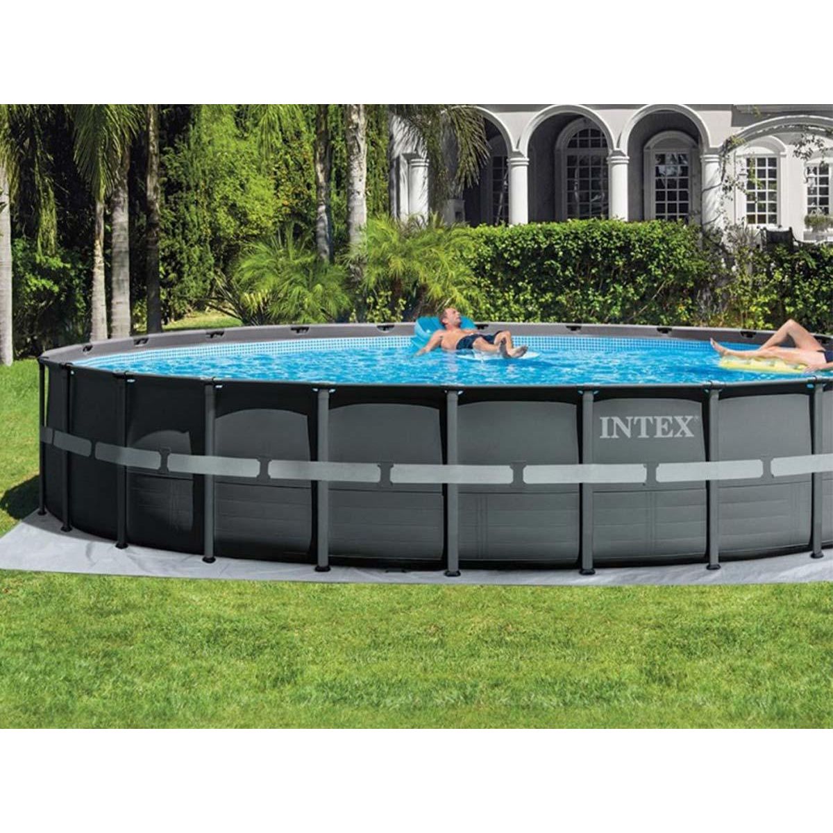 INTEX Piscine tubulaire Ultra XTR Frame ronde 7,32 x 1,32 m - Intex