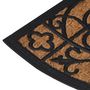 Voir la diapositive 4 : VIDAXL Tapis de porte demi-rond 45x75 cm caoutchouc et fibre de coco