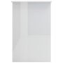 Voir la diapositive 5 : VIDAXL Bureau Blanc brillant 100x50x76 cm Bois d'ingenierie