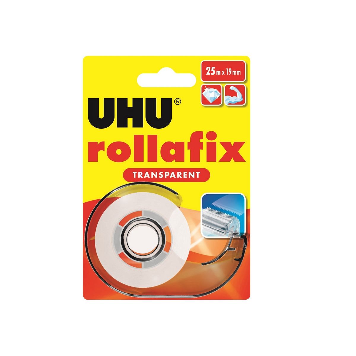 UHU Dévidoir Rollafix transparent 