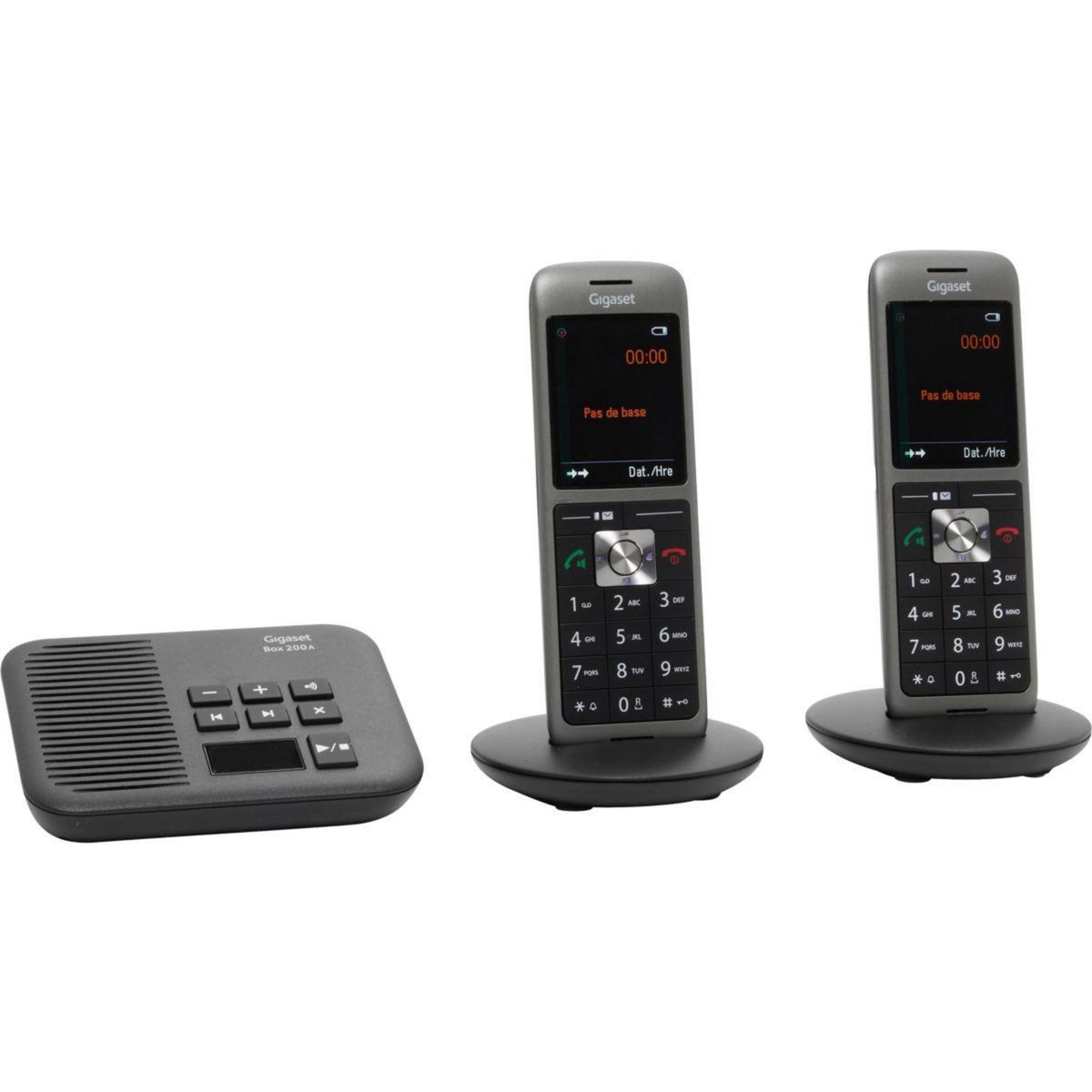 GIGASET Téléphone sans fil CL770A Duo Noir