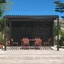 Voir la diapositive 2 : SWEEEK Pergola Bioclimatique – Triomphe – 4x3m, aluminium, à lames orientables + store 4m